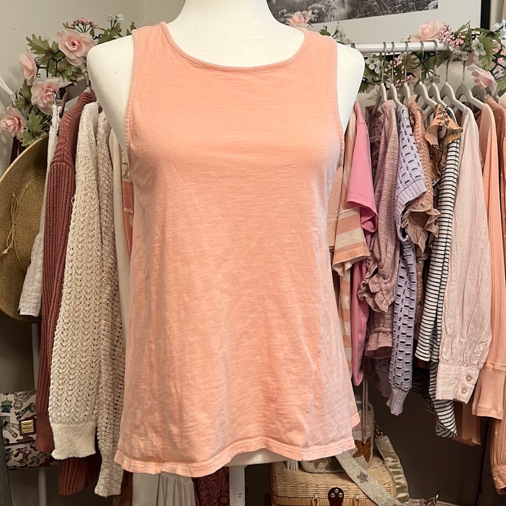 Madewell pink swing tank top size M